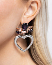 Load image into Gallery viewer, Pushing Perfection - Purple Post Earrings