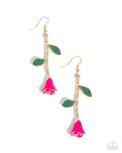Load image into Gallery viewer, Rose Reality - Pink Earrings