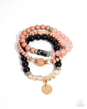 Load image into Gallery viewer, Sunset Sass - Black Set of Bracelets