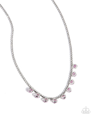 Conveying Charm - Pink Necklace