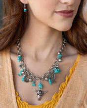 Load image into Gallery viewer, Wild West Whimsy - Blue Necklace