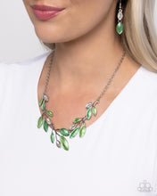 Load image into Gallery viewer, Lyrical Leaves - Green Necklace