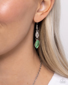 Lyrical Leaves - Green Necklace