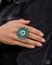Load image into Gallery viewer, Steady Shimmer - Green Ring