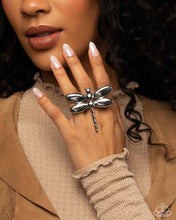 Load image into Gallery viewer, Durable Dragonfly - Silver Ring