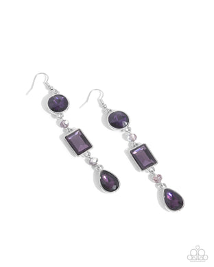 Complete Charisma - Purple Earrings