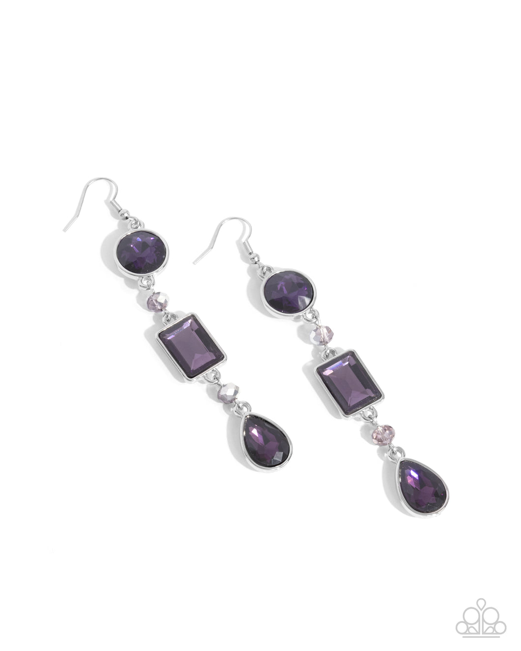 Complete Charisma - Purple Earrings