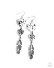 Load image into Gallery viewer, Free-Spirited Fame - White Earrings