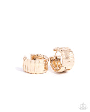 Load image into Gallery viewer, Seamless Sass - Gold Hinge Hoop Earrings
