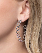 Load image into Gallery viewer, Happier Than Ever - Pink Hoop Earrings