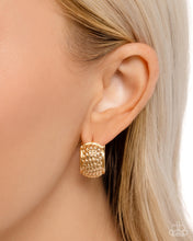 Load image into Gallery viewer, Hammered Heaven - Gold Hoop Earrings