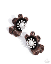 Load image into Gallery viewer, Sonata Shimmer - Copper Post Earrings