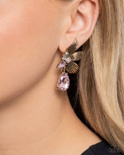 Load image into Gallery viewer, Showstopping Symphony - Pink Post Earrings