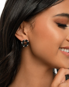 Grace Personified - Black Post Earrings