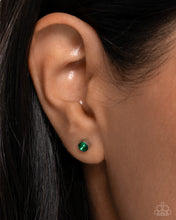 Load image into Gallery viewer, Logical Light - Green Post Earrings