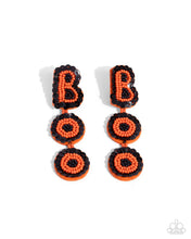 Load image into Gallery viewer, Halloween Bash - Orange Post Earrings