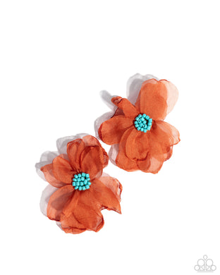 Part Of Your World - Orange Post Earring