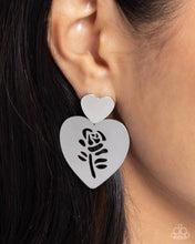 Load image into Gallery viewer, Showstopping Silhouette - Silver Post Earrings