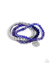 Load image into Gallery viewer, Heroic Haute - Blue Set of Bracelets