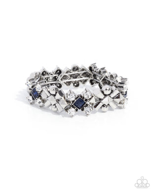 Square Service - Blue Bracelet
