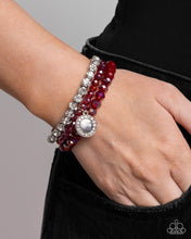 Load image into Gallery viewer, Heroic Haute - Red Set of Bracelets