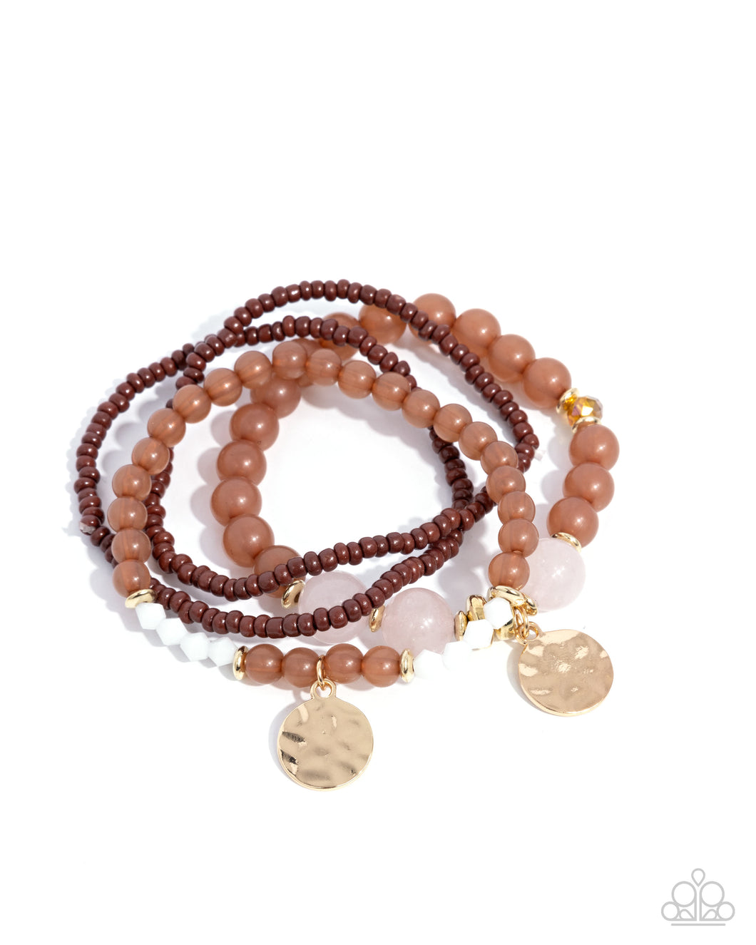 Superior Stack - Brown Set of Bracelets