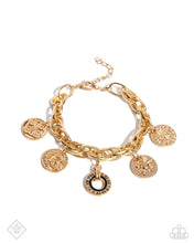 Load image into Gallery viewer, Delightful Declaration - Gold Bracelet