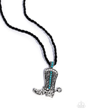 Load image into Gallery viewer, Stony Spur - Blue Necklace