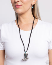 Load image into Gallery viewer, Stony Spur - Blue Necklace