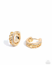 Load image into Gallery viewer, Lethal Layers - Gold Hinge Hoop Earrings