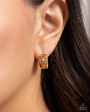 Load image into Gallery viewer, Lethal Layers - Gold Hinge Hoop Earrings