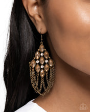 Load image into Gallery viewer, Trenchant Transformation - Brass Earrings