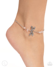Load image into Gallery viewer, Dragonfly Dawn - Pink Anklet