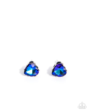 Sweetheart Stunner - Blue Post Earring