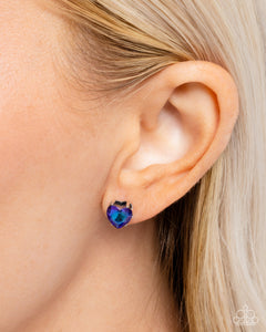 Sweetheart Stunner - Blue Post Earring