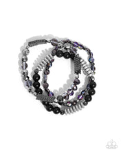 Load image into Gallery viewer, Attention Seeker - Black Set of Bracelets