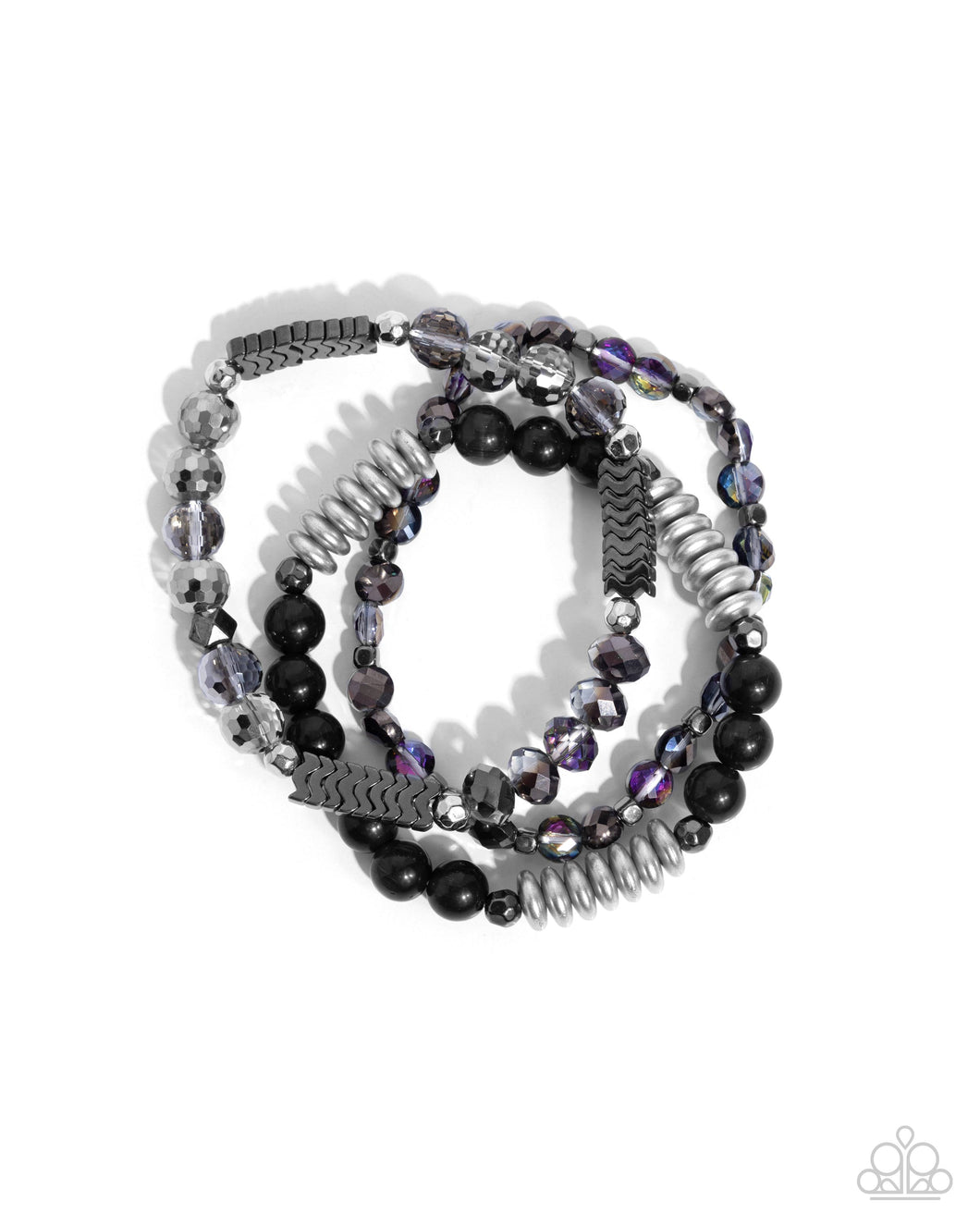 Attention Seeker - Black Set of Bracelets