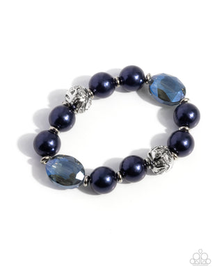 Ornamental Outfit - Blue Stretchy Bracelet