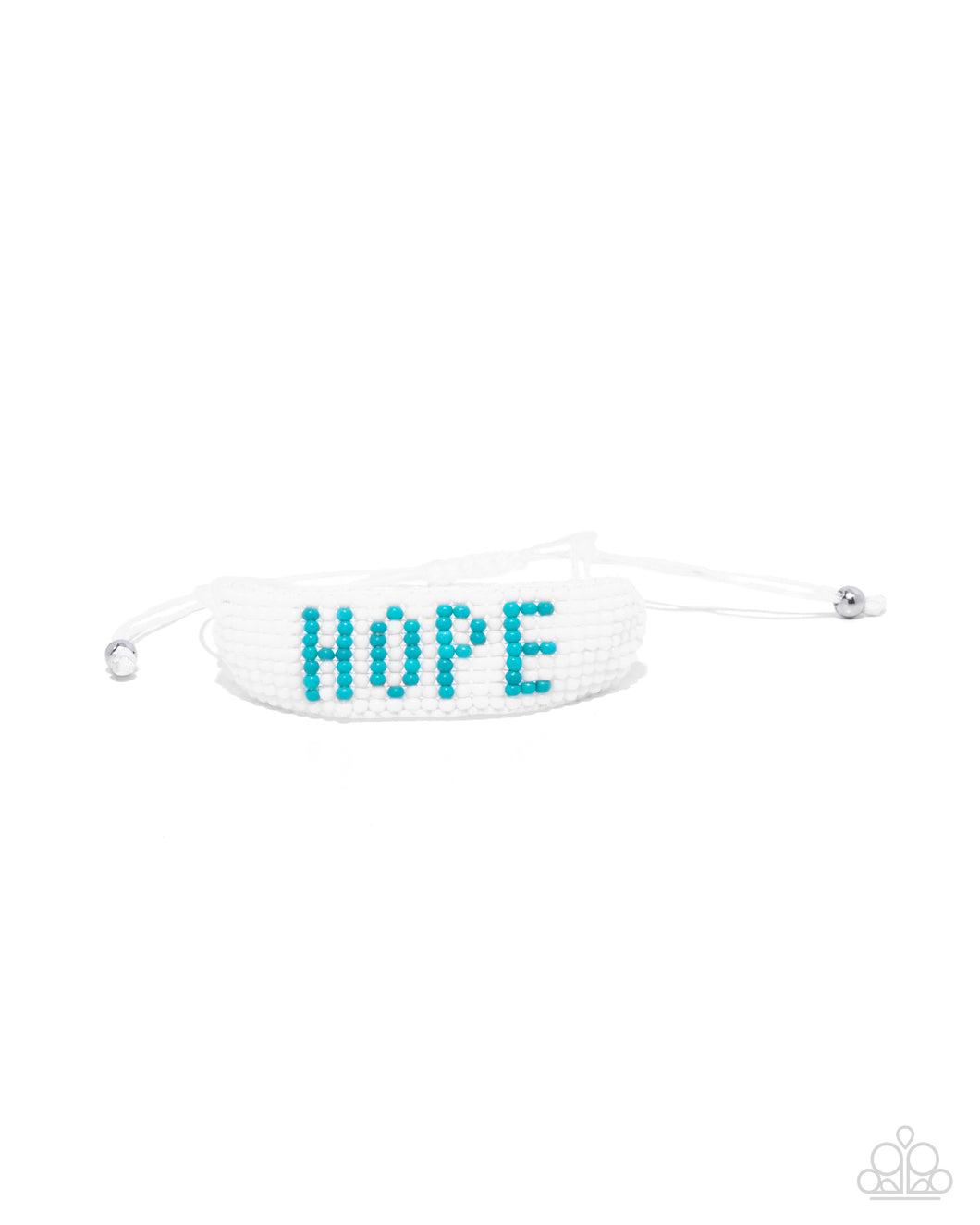 Hopeful Hire - Blue Sliding Knot Bracelet