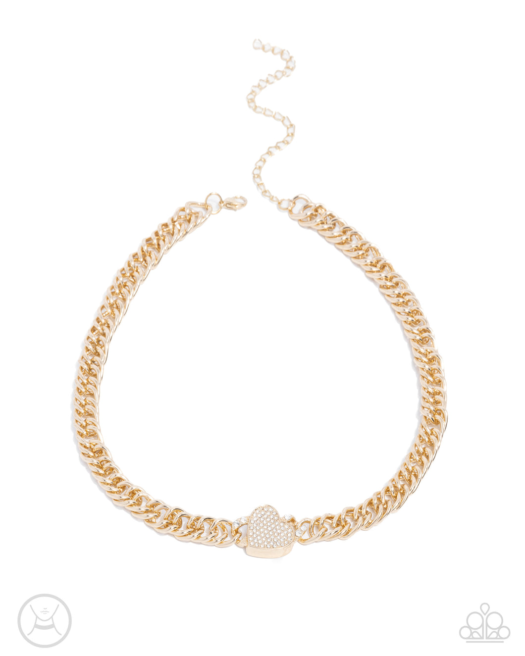 Endearing Edge - Gold Choker Necklace