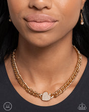 Load image into Gallery viewer, Endearing Edge - Gold Choker Necklace