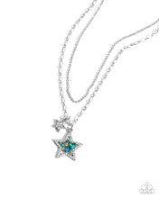 Load image into Gallery viewer, Stackable Stars - Green Necklace