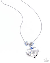 Load image into Gallery viewer, Anchored Accent - Blue Necklace