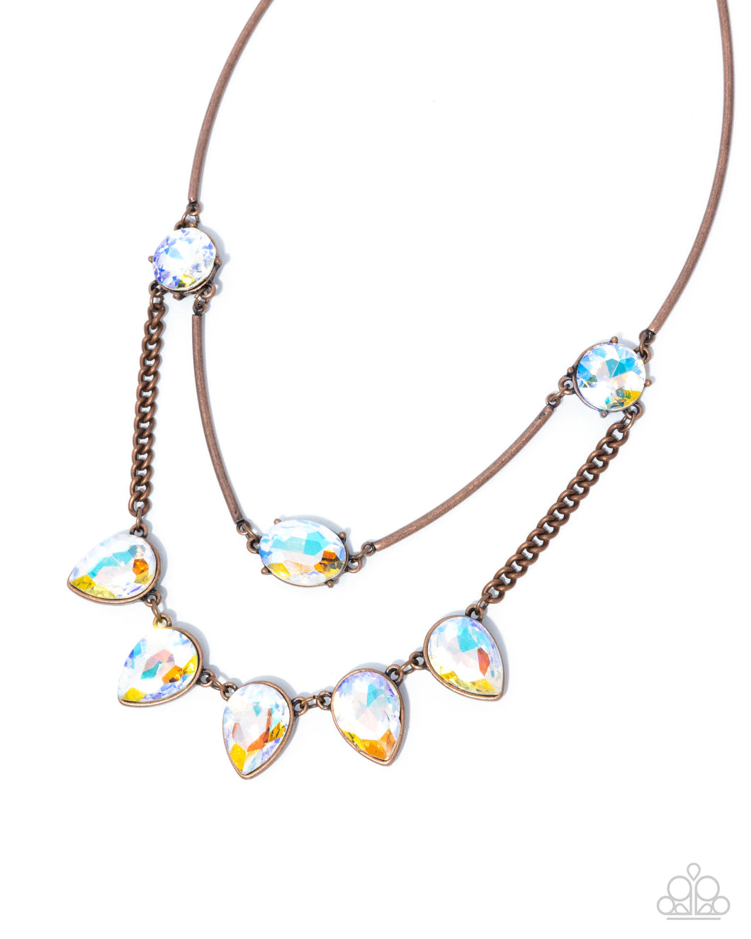 Confident Cascade - Copper Necklace