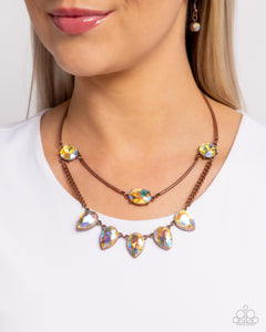 Confident Cascade - Copper Necklace