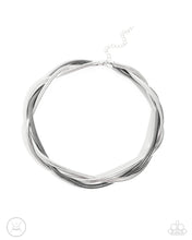 Load image into Gallery viewer, Sleek Splendor - Silver Choker Necklace