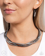 Load image into Gallery viewer, Sleek Splendor - Silver Choker Necklace