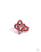 Load image into Gallery viewer, Hybrid Heart - Red Dainty Ring