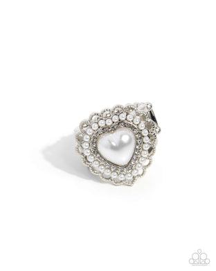 Opulent Overlay - White Ring
