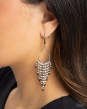 Load image into Gallery viewer, Sharp Streaming - Black Gunmetal Earrings